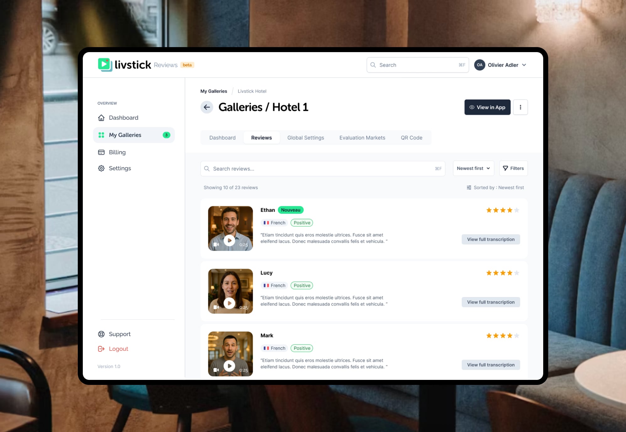 Smart Dashboard for Real Customer Stories